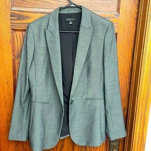 Dark Steel Grey Suiting Blazer
